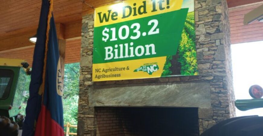 NC agriculture economic impact rises to over $103B