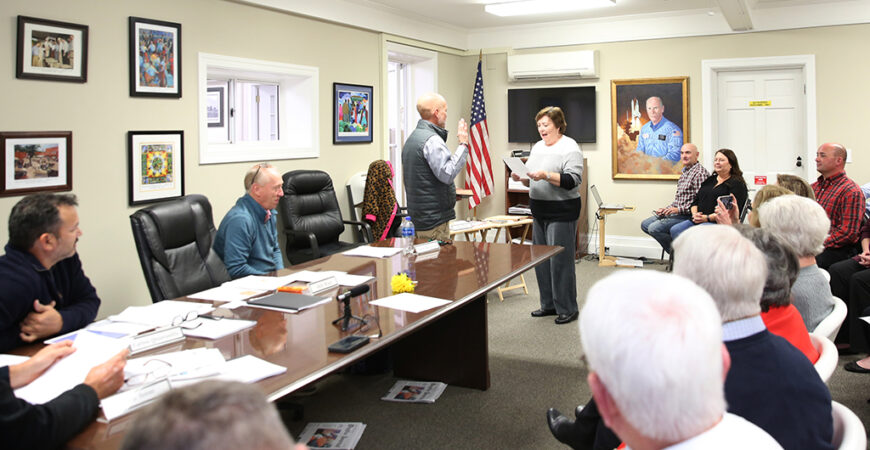 Faison welcomes new mayor