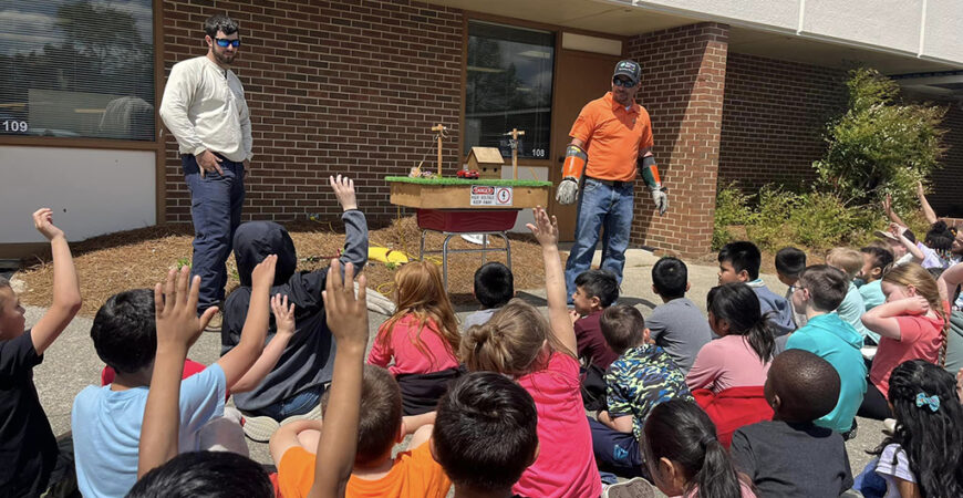 First graders learn safety, dangers of electricity