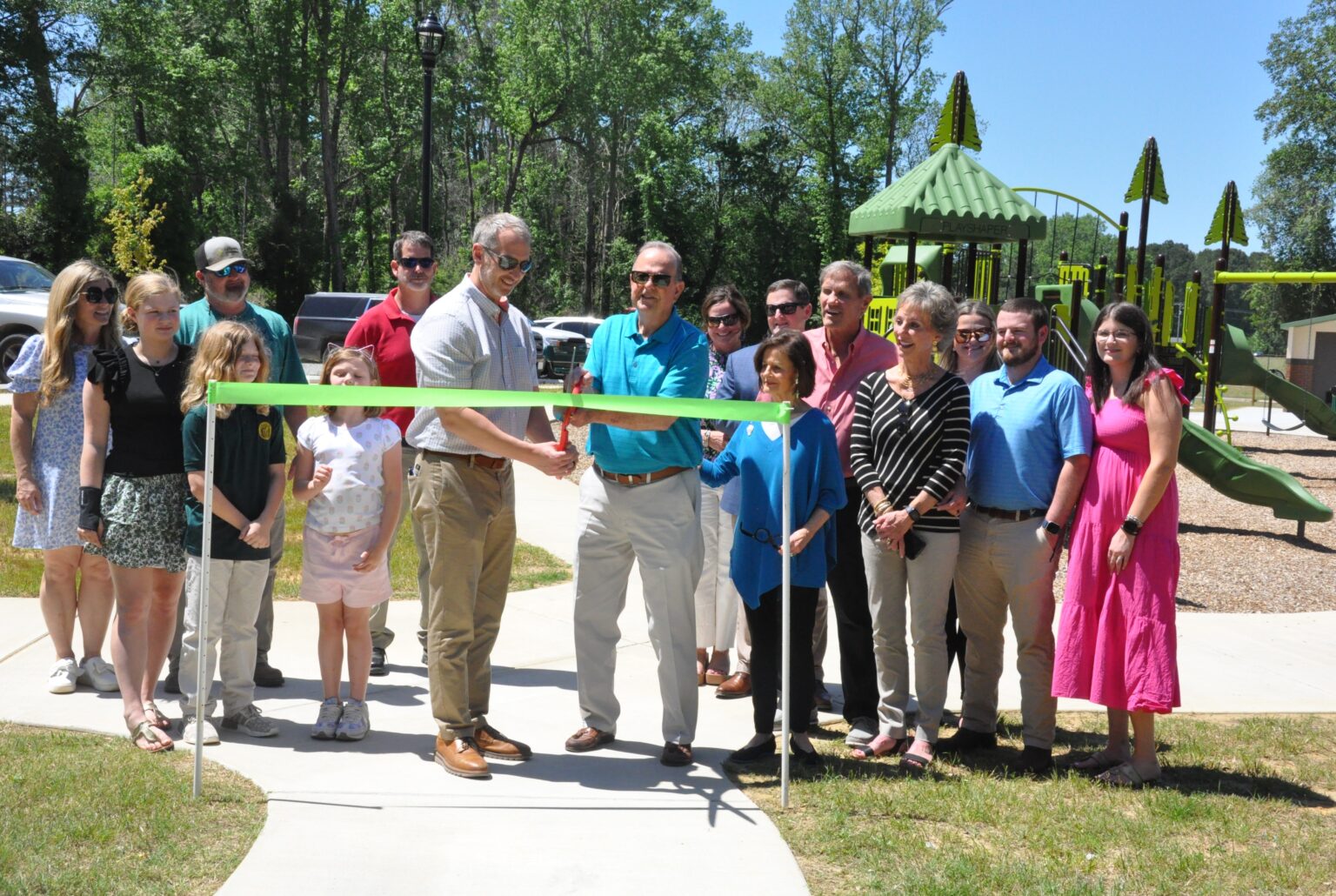 Farrior Park at Boney Mill officially opens with a ribbon cutting ...