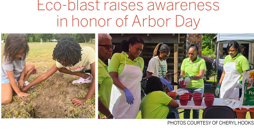 Eco-blast raises awareness in honor of Arbor Day