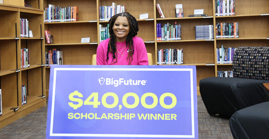 JKHS junior surprised with $40K scholarship