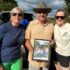 Melissa & Emily with man who helped during Florence