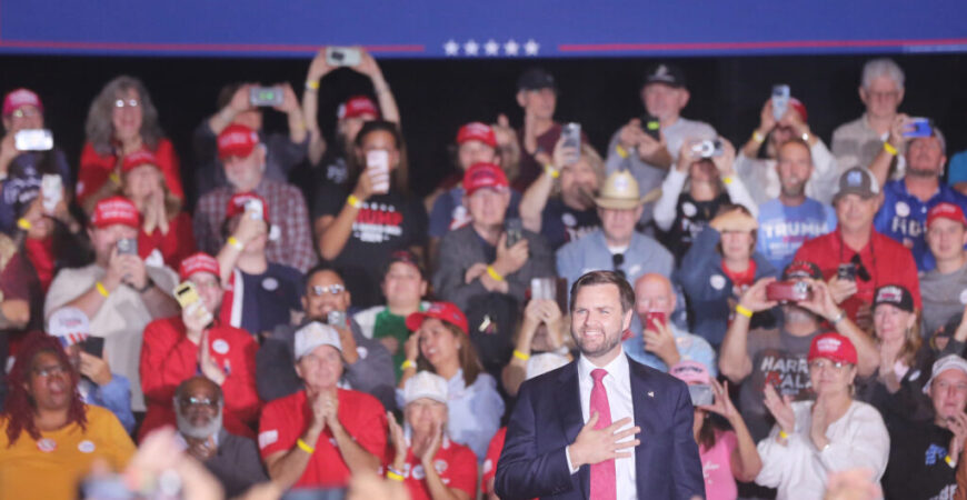 JD Vance rallies in Greensboro