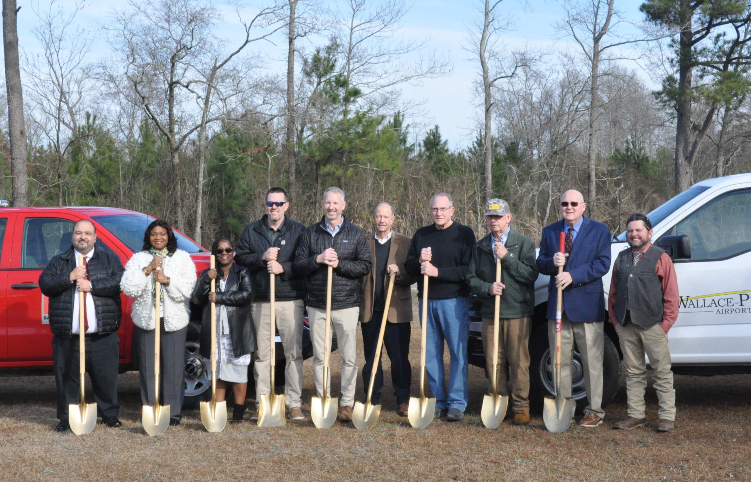 Wallace breaks ground on $20M airport improvement project