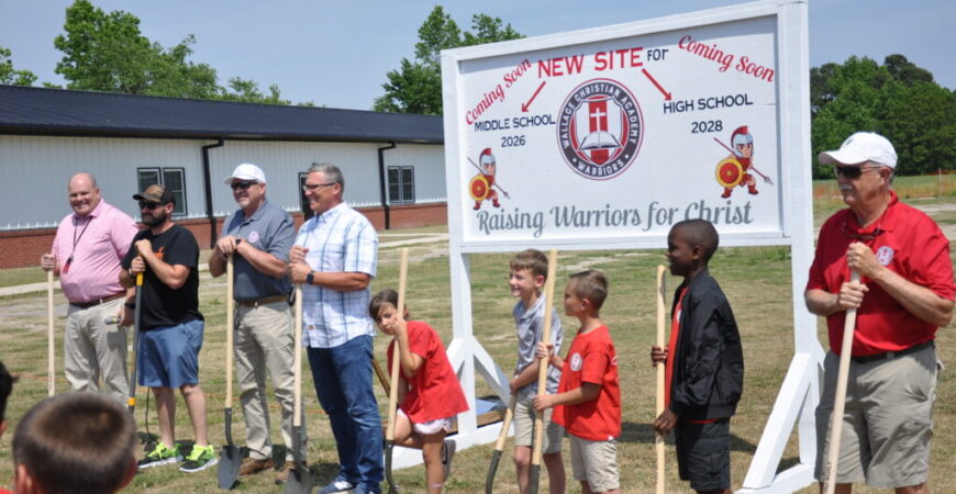 WCA breaks ground on new middle school building