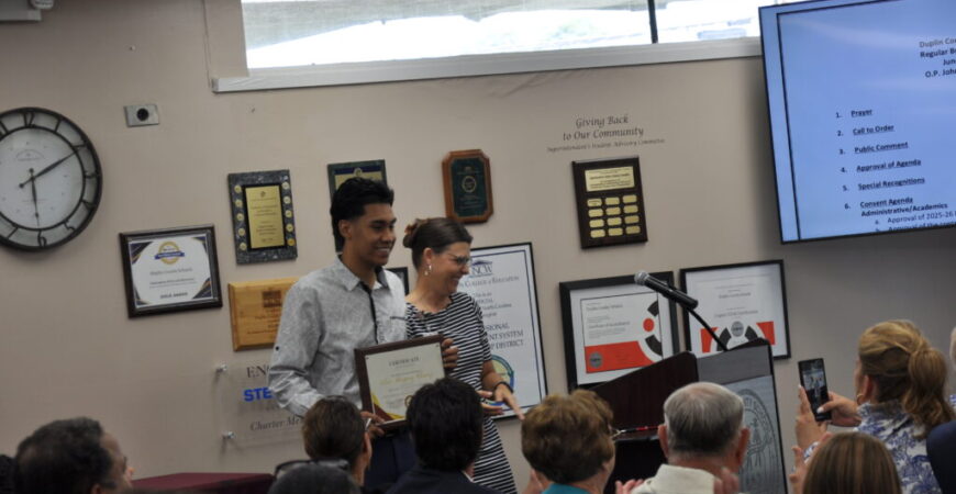 Grant, scholarship recipients recognized by DCS