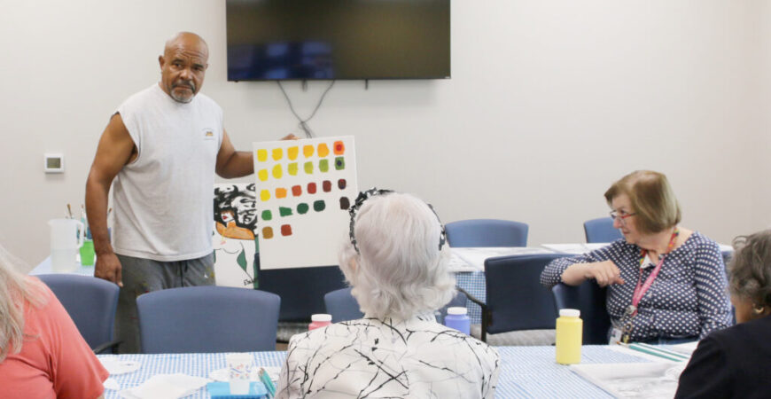 Local artist brings creative spark to Duplin County seniors