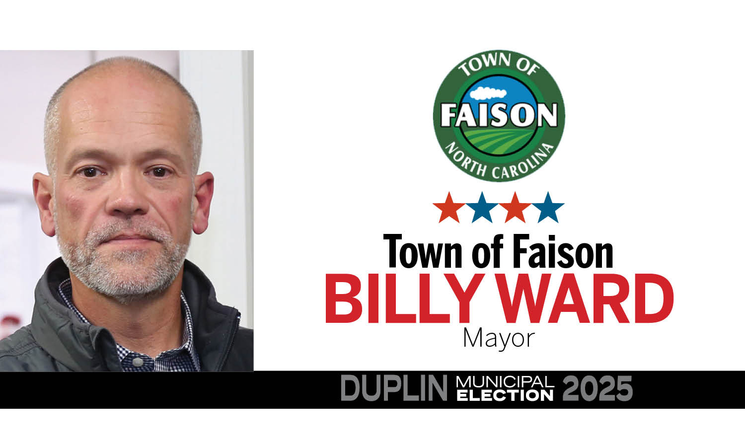 Candidates-BWard Faison mayor discusses town’s future and 250th anniversary plans