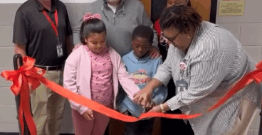Eagles Nest ribbon cutting FLOCK Foundation helps launch innovative safe space at RHM Elementary