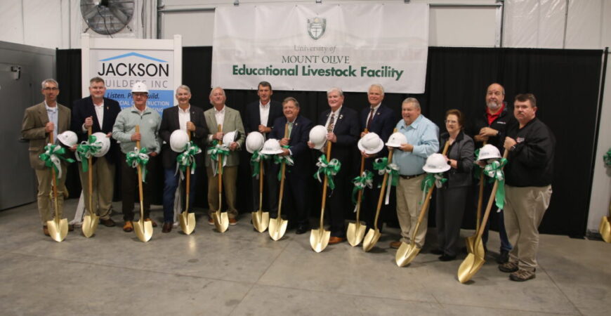 UMO breaks ground on new Livestock Education Center