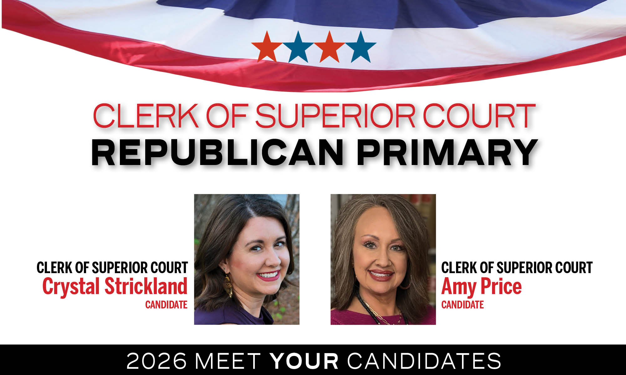 Two Candidates vie for Clerk of Superior Court position