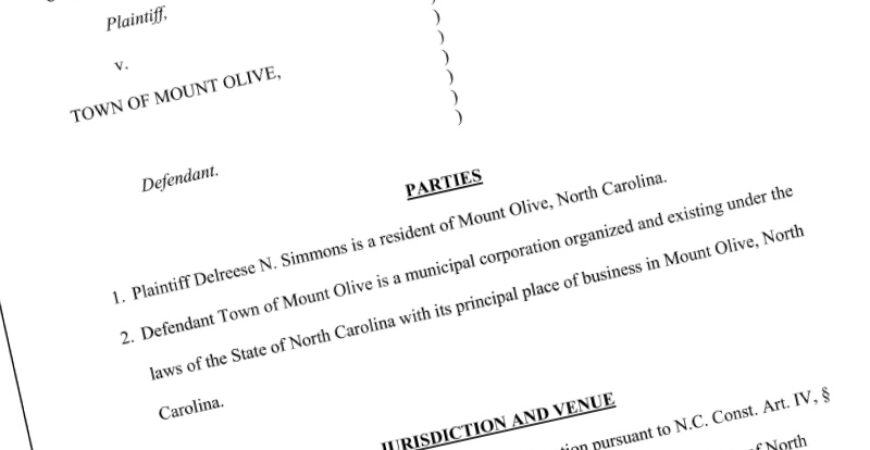 Mount Olive commissioner files lawsuit alleging board misconduct