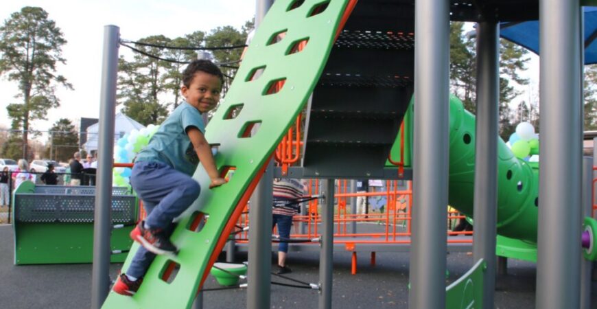 Wallace debuts state-of-the-art playground