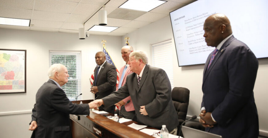 Harvey Knowles recognized for decades of service with governor’s award