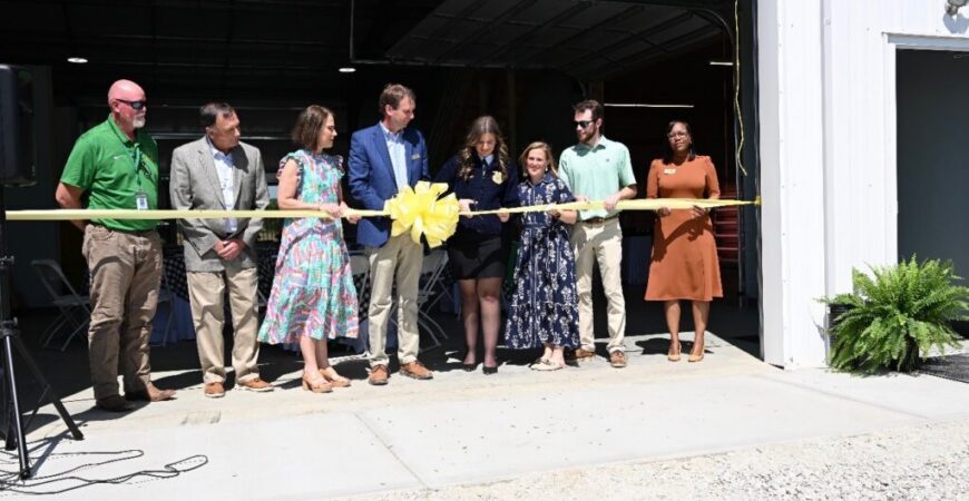 Ribbon cutting marks new era for ag education at HCA